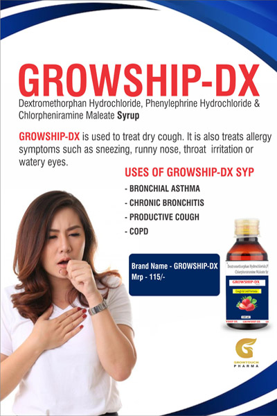 Growship-DX Syrup Manufacturers in Navi Mumbai